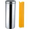 DRW Vaso Spaghetti Acciaio Inox 30 Alto