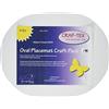 Bosal Craf-Tex Oval Placemat Craft Pack-16-1/2 X13-1/4 Oval White 4/Pkg
