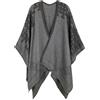 TWINSET Poncho Twinset in tessuto fantasia