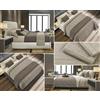 Spizzico Home COPERTA SUITE - 5 Pezzi Tortora - Matrimoniale Maxi 220x270