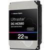 Western Digital Ultrastar 22TB SATA HC580 WUH722422ALE6L4 0F62785