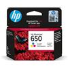 HP 650 Tri-color Original Ink Advantage Cartridge CZ102AE#BHK