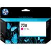 HP Cartuccia inchiostro magenta DesignJet 728, 130 ml F9J66A