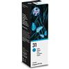 HP 31 70-ml Cyan Original Ink Bottle Originale 1VU26AE