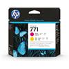 HP CE018A Testina di Stampa Magenta Gialla DesignJet per CE018A