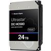 Western Digital WD Ultrastar DC HC580 Disco rigido SAS da 24TB da 3,5 pollici 0F62802