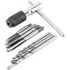 Hilitand 9PCS / Set Screw Taps 0026 T-shaped Wrench 0026 Twist Drill Bits