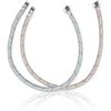 MIHURO Tubo Di Collegamento Flessibile, 2 Pzi Flessibili Per Miscelatori, Rubinetti Per Tubi In Acciaio Inox Intrecciato, Tubo Flessibile Del Rubinetto Per Cucina Bagno Toilette (G3/8xM10x60 cm)