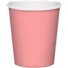 25 Bicchieri Monouso In Carta Rosa Da 200ml - Ideali Per Acqua E Ginseng!