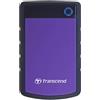 Transcend StoreJet 25H3 4TB | Hard disk esterno, USB 3.1 Gen 1 (USB 5Gbps), anti-scivolo e anti-shock - Viola