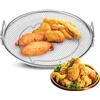 Pwshymi Scolaolio per Frittura, Griglia di Scarico Olio per Fritti con Maniglia Colapasta Multifunzione per Patatine Fritte Verdure