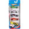 Mattel Gadget - Mattel: Hot Wheels Confezione 5 Veicoli - Mattel
