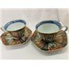Tazza da tè e piattino Arita Ko-Imari Revival - design forno Kouraku, oro e s...