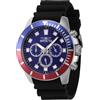 Invicta Orologio Analogico al Quarzo Uomo con Cinturino in Silicone 46080