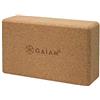 Gaiam 52292 Mattone Yoga, Unisex - Adulto, Cork, Taglia Unica