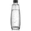 Sodastream Caraffa in vetro per produttore di acqua frizzante Duo, bottiglia di vetro trasparente, lavabile in lavastoviglie, 1 litro