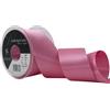 Berisfords Nastro Double-Face in Raso di Poliestere 50 mm, Rosa Acceso