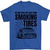Gil dan Auto Drifting Burning Pneumatici T-Shirt 100% Cotone