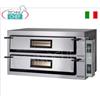 FIMAR - Forno pizza elettrico per 9+9 Pizze da 35 cm, 2 camere indipendenti da cm 108x108,