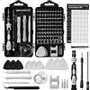 Jokisa Set Cacciaviti Precisione Magnetici Professionali 122Pcs, Kit Cacciavite di Riparazione Portatile per iPhone, iPad,Tablet,PC,Orologi, Occhial,PS4,Xbox (grigio)