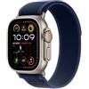 Apple Watch Ultra 2 GPS + Cellular 49mm Cassa in Titanio con Blue Trail Loop - M