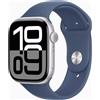 Apple Watch Serie 10 GPS 46mm Cassa ARGENTO Cinturino Sport S/M