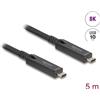 Delock Active Visual USB-C 8K Video+ Data+ Cavo PD 5 M (84255)