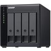 QNAP TL-D400S contenitore di unità di archiviazione Box esterno HDD/SSD Nero, Gr