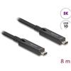 Delock Active Visual USB-C 8K Video+ Data+ Cavo PD 8 M (84256)