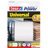 Tesa Extra Power Universale - Nastro Telato per Riparazioni, Fissaggio, Imballaggio, Marcatura e Sigillatura - Bianco - 5 m x 50 mm