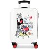 Disney Paris, Trolley Rigido Cabina 55m Ragazza, Bianco (White), 38x55x20
