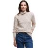 BARBOUR MAGLIONE CON COLLO ARROTOLATO BURNE BEIGE