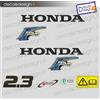- Senza marca/Generico - Adesivi motore marino fuoribordo Honda 2.3 cv four stroke gommone barca stickers