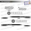 Adesivi motore marino fuoribordo Yamaha 250 cv 2018 white gommone barca stickers