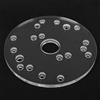 Denash Base per Fresatrice Universale Trasparente per Fresatura del Legno Elettrica, Piastra Base per Fresatrice, per Varie Dimensioni di Fresatura Bo Sch
