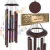VEVOR Campanelli Eolici per Esterni 1143 mm Campanelli Eolici dai Toni Profondi con 6 Tubi, Campanelli Eolici Commemorativi per Anniversario, Decorazioni per Patio, Portico, Giardino e Cortile, Bronzo