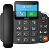 MAXCOM Telefono fisso Maxcom MM42D SE con scheda SIM/opzione videochiamata/chiamata vocale Nero [TEMCOKMM42D4GSE]