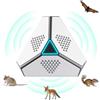Quieasy Ultrasuoni per Ratti, Repellente Ultrasuoni per Topi, Ultrasuoni Mouse e Ratti 360° con Luce LED Repellente Ultrasuoni Dissuasori per Topi Roditori Parassit Ratti Ragni Falene Formiche