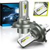 Sycreek HB2 9003 H4 LED Lampadine,16000LM CanBus Senza Errori 6500K Super Brillante Fari Abbaglianti e Anabbaglianti, Kit Sostituzione Lampada Alogena E Fari Allo Xenon,2 Lampadina H4