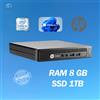HP PC DESKTOP HP 800 G1 MINI INTEL I5 RAM 8GB SSD 1TB WIN 11 PRO RICONDIZIONATO