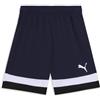 Puma Bermuda unisex bambino, Navy-Bianco, 5 Years-6 Years