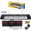 CASIO CTK240 TASTIERA PORTATILE 49 TASTI KIT ALIMENTATORE + BORSA IMBOTTITA+PILE