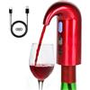 ROYALBAIDE Aeratore elettrico per vino, decanter elettrico per vino e versatore per decanter vino One Touch per rosso e bianco, aeratore e dispenser per vino intelligente con tipo C ricaricabile