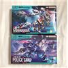 Bandai HG1/144 GMS-Ω GQuuuuuX & MS-06-SSP Military Police Zaku Set di 2