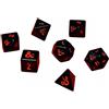 Ultra Pro - Heavy Metal 7 RPG Dice Set for Dungeons & Dragons (E-86854)