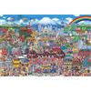 BEVERLY Micro puzzle giapponese Landmarks 1000 pezzi, realizzato in, 26 x 38 cm M81-6...