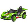 Globo Auto elettrica Sportiva 12V 4,5 AH Litio RC (102x56cm) ESPIDKO Verde 42929