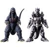 Senza marchio Godzilla Action Figure Godzilla (2003) & Kiryu Type 3 Battle Set H 5.5 in PSL