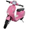 Pilots Kids Scooter Elettrico per Bambini Rosa 24V Sedile Pelle e Ruote Pneumatiche