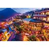 BEVERLY Puzzle da 1000 pezzi: Jiufen luminoso, micro pezzi, 26 x 38 cm JP
